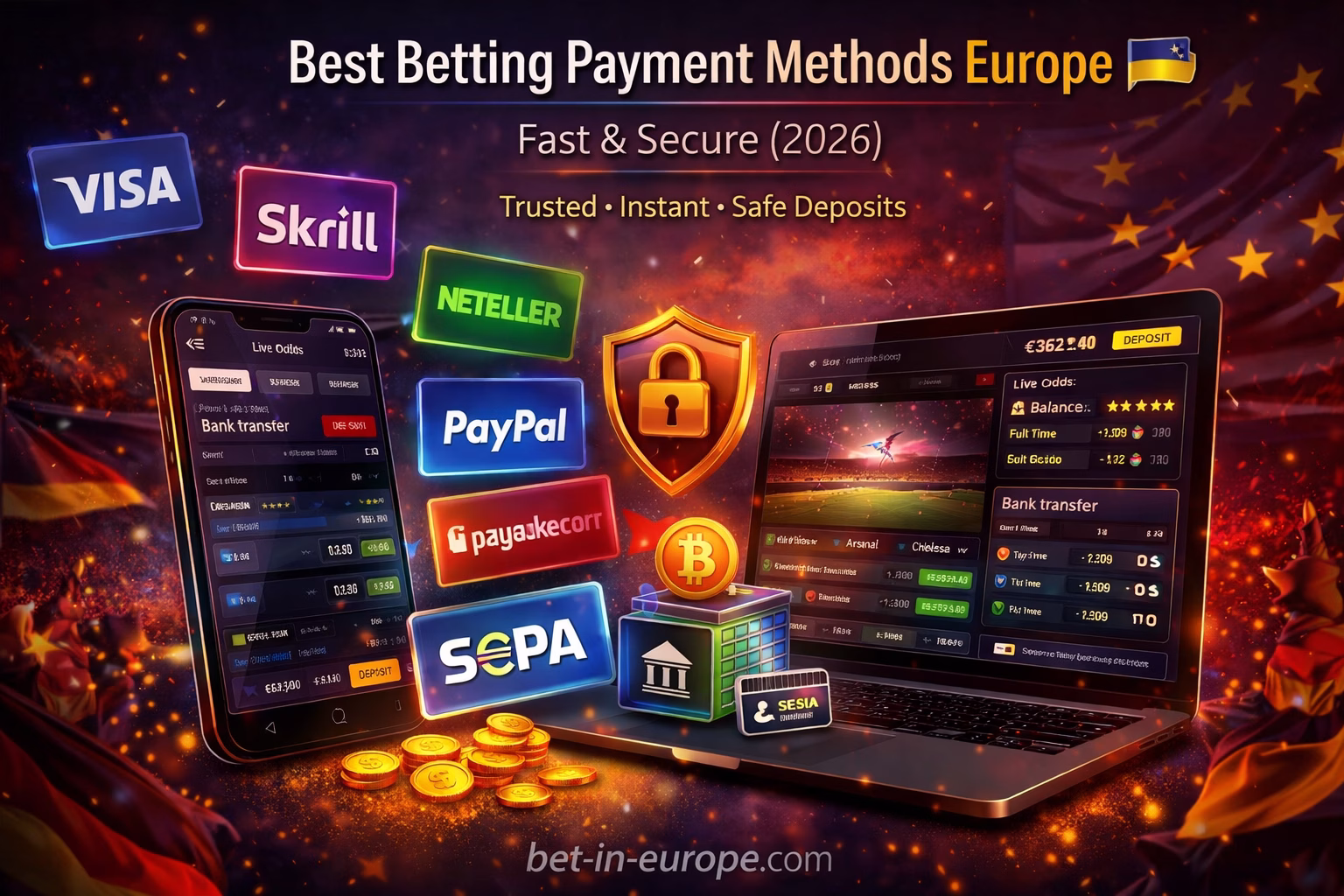 Best Betting Payment Methods Europe Secure Deposits & Withdrawals (2026)