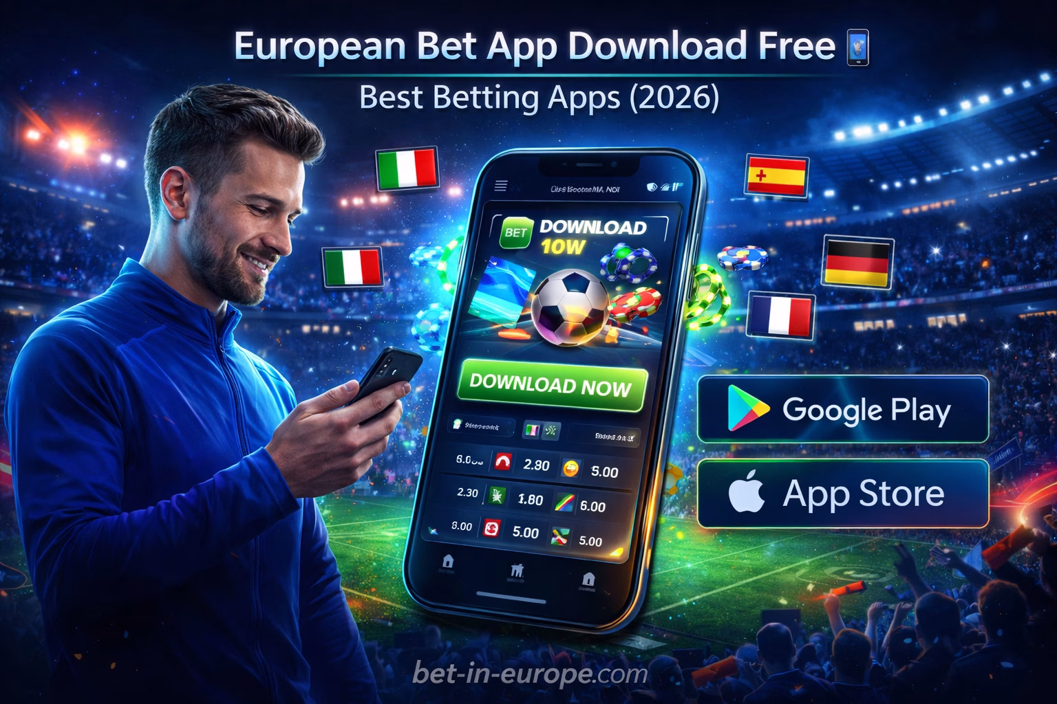 European Bet App Download Free 📱 | Best Betting Apps (2026)