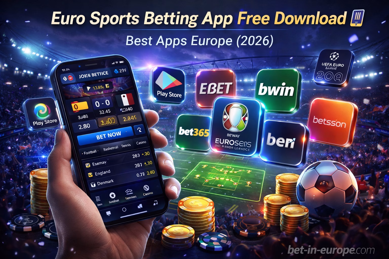 Euro Sports Betting App Free Download 📱 | Best Apps Europe (2026)