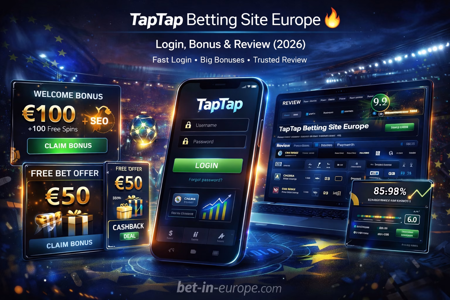 TapTap Betting Site Europe (Login, Bonus & Review 2026)